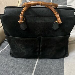 Gucci vintage bag with bamboo handle good condition.
